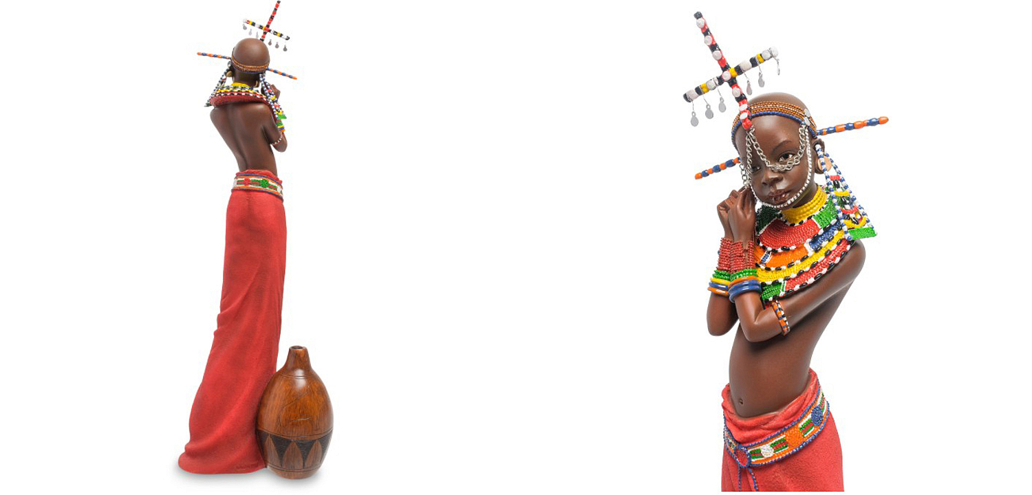 Статуэтка Tribe girl Masai Статуэтка Tribe girl Masai - Loft-Concept в Липецке