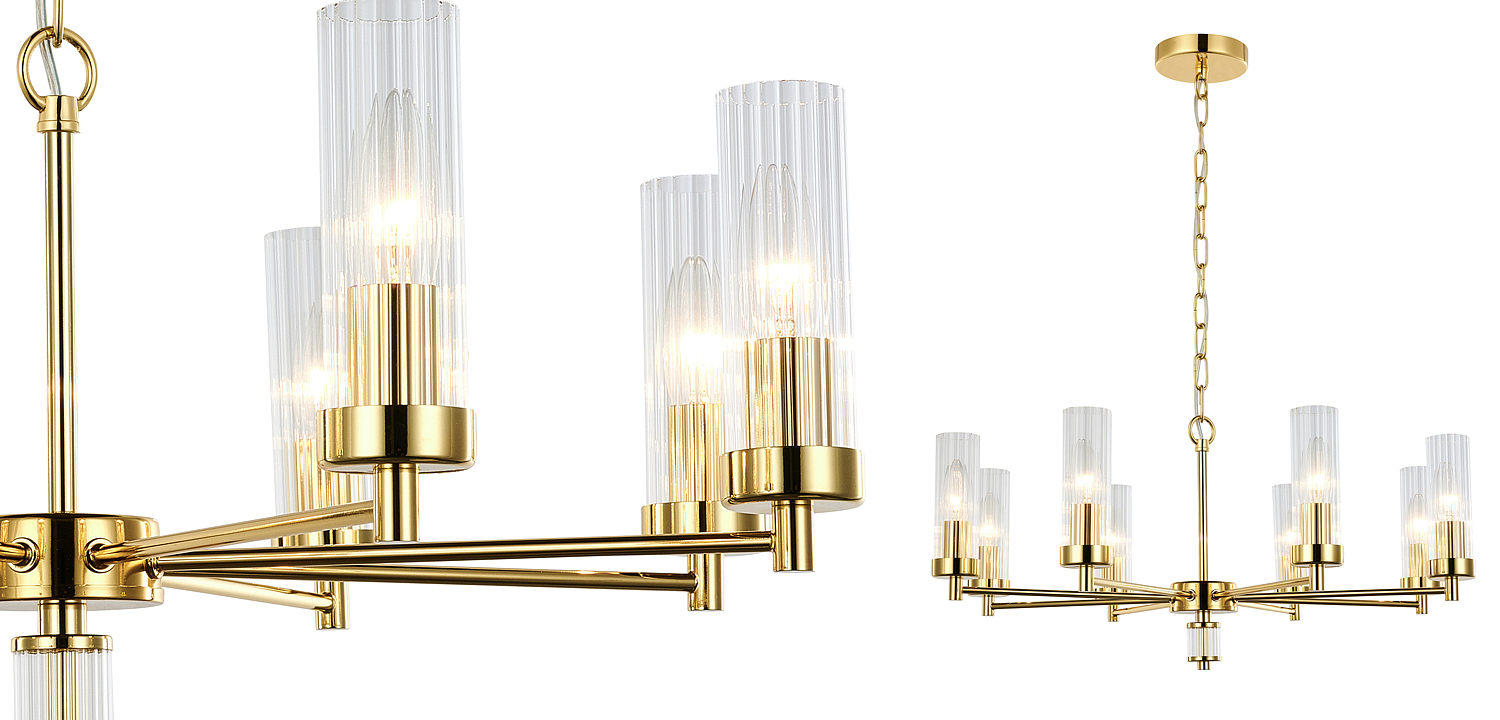Люстра Jeanette Chandelier Gold 66 Люстра Jeanette Chandelier Gold 66 - Loft-Concept в Липецке