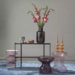 Кофейный столик стеклянный Elegant Lilac Glass Model варинант исполнения - 1 | Loft Concept в Липецке