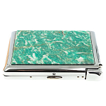 Портсигар с газовой зажигалкой из натурального камня Амазонит Stone Cigarettes Cases варинант исполнения - 10 | Loft Concept в Липецке