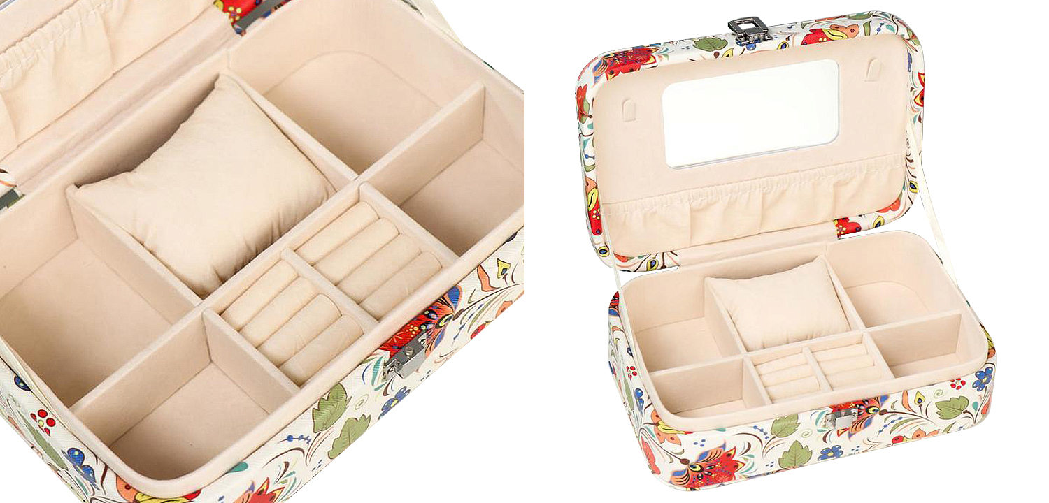 Шкатулка Multicilored Floral Pattern Jewerly Organizer Box Шкатулка Multicilored Floral Pattern Jewerly Organizer Box - Loft-Concept в Липецке