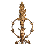 Бра настенное с цветочным мотивом Vintage Luxury варинант исполнения - 1 | Loft Concept в Липецке