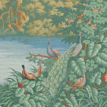 Обои ручная роспись Le Brésil Paille варинант исполнения - 1 | Loft Concept в Липецке