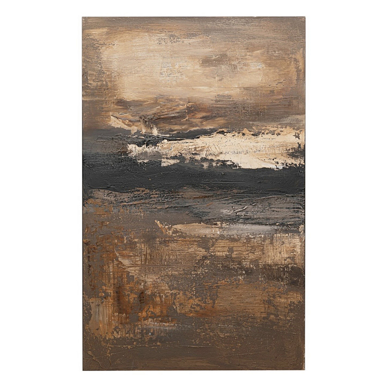 Картина DUSTY HORIZON Бежевый Коричневый Черный в Липецке | Loft Concept 