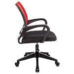 Офисное кресло с основанием из черного пластика Desk chairs Red варинант исполнения - 3 | Loft Concept в Липецке