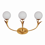 Бра с золотым каркасом в виде стебля с листьями Inspired by Nature варинант исполнения - 3 | Loft Concept в Липецке