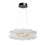 Люстра с прозрачным волнистым плафоном в форме цветка Ethereal Bloom варинант исполнения - 2 | Loft Concept в Липецке