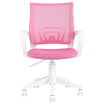 Офисное кресло с основанием из белого пластика Desk chairs Pink варинант исполнения - 2 | Loft Concept в Липецке