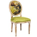 Стул из натурального бука с цветочным принтом Impressionism in Color варинант исполнения - 2 | Loft Concept в Липецке