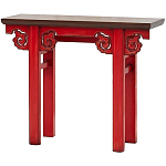 Деревянная консоль в китайском стиле красная Tang Console Table варинант исполнения - 2 | Loft Concept в Липецке