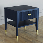 Прикроватная тумбочка с ящиком Elsa Dreams Blue варинант исполнения - 1 | Loft Concept в Липецке