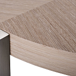 Столик журнальный с низкой круглой столешницей Wood Grain варинант исполнения - 1 | Loft Concept в Липецке