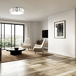 Потолочный светильник с гофрированным абажуром цвета графит Millennium варинант исполнения - 3 | Loft Concept в Липецке