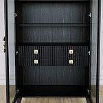 Дизайнерский шкаф витрина Elsa Dreams Black с 4-мя ящиками варинант исполнения - 6 | Loft Concept в Липецке