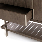 Платяной шкаф из серого дуба Sawada Gray Oak Wardrobe варинант исполнения - 4 | Loft Concept в Липецке