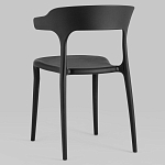 Черный стул из прочного PP-пластика JORIS варинант исполнения - 4 | Loft Concept в Липецке