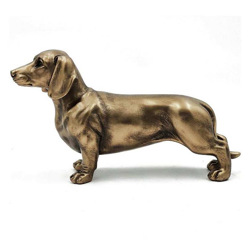 Статуэтка такса с реалистичными деталями и гладкой поверхностью Dachshund Style Бронза Статуэтка такса с реалистичными деталями и гладкой поверхностью Dachshund Style Бронза в Липецке | Loft Concept
