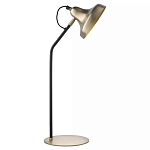 Настольная лампа с плафоном в форме купола в сочетании черного и золотистого цвета Minimalist Execution варинант исполнения - 2 | Loft Concept в Липецке