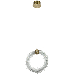 Подвесной светильник кольцо украшенный кристаллами из хрусталя Gilbertine Crystals Ring Hanging Lamp варинант исполнения - 2 | Loft Concept в Липецке
