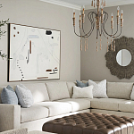 Люстра с состаренными резными элементами Big Graceful Profile варинант исполнения - 5 | Loft Concept в Липецке