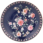 Чайный сервиз из фарфора синий на 6 персон 14 предметов Flower Porcelain Collection варинант исполнения - 3 | Loft Concept в Липецке