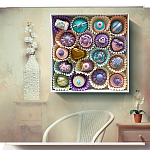 Панно "Конфетное ассорти" Bright Candy Assortment варинант исполнения - 4 | Loft Concept в Липецке