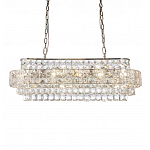 Люстра овальной формы хрустальная в неоклассическом стиле Majesty варинант исполнения - 6 | Loft Concept в Липецке