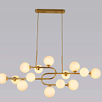 Люстра подвесная с белыми лампами в форме шара Flute варинант исполнения - 4 | Loft Concept в Липецке