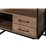 Стеллаж под TV в стиле лофт с открытыми полками и ящиками Urban Style Space варинант исполнения - 3 | Loft Concept в Липецке