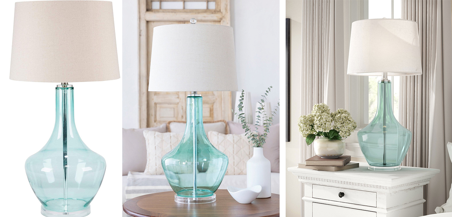 Настольная лампа Fantina Table lamp blue Настольная лампа Fantina Table lamp blue - Loft-Concept в Липецке