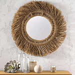 Зеркало из ротанга и сизаля WICKER MIRROR 100 варинант исполнения - 3 | Loft Concept в Липецке