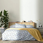 Постельное белье из сатина с рисунком 200х220 см Aurora Allure Sprout варинант исполнения - 2 | Loft Concept в Липецке