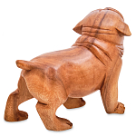 Статуэтка деревянная в виде собаки Balinese Dog варинант исполнения - 2 | Loft Concept в Липецке