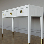 Дизайнерский Письменный стол Elsa Dreams White с тремя ящиками варинант исполнения - 2 | Loft Concept в Липецке