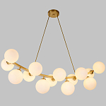 Люстра подвесная с белыми лампами в форме шара Felicitat варинант исполнения - 4 | Loft Concept в Липецке