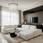 Люстра круглая с прозрачными стеклянными трубками Nembus варинант исполнения - 12 | Loft Concept в Липецке