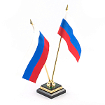 Флагшток из малахита и бронзы с позолотой Stone Flagpole варинант исполнения - 2 | Loft Concept в Липецке