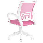 Офисное кресло с основанием из белого пластика Desk chairs Pink варинант исполнения - 5 | Loft Concept в Липецке