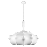 Подвесной светильник с белым фигурным абажуром и мягкими волнистыми краями Cloud Motion  варинант исполнения - 17 | Loft Concept в Липецке