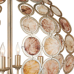 Люстра в форме шара с декором из круглых декоративных элементов Bright Shell Discs варинант исполнения - 1 | Loft Concept в Липецке