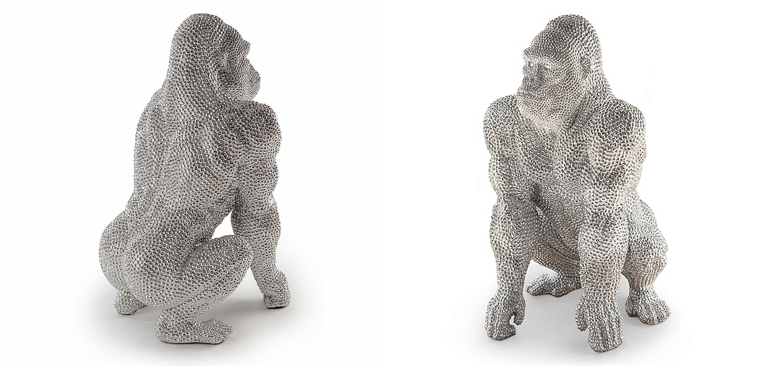 Статуэтка Gorilla Silver Статуэтка Gorilla Silver - Loft-Concept в Липецке