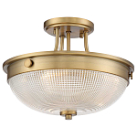 Потолочный светильник со стеклянным плафоном в виде купола Quoizel варинант исполнения - 13 | Loft Concept в Липецке