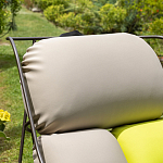 Дизайнерское разноцветное кресло на металлическом каркасе с подставкой для ног Poltronova Plasma Armchair варинант исполнения - 13 | Loft Concept в Липецке