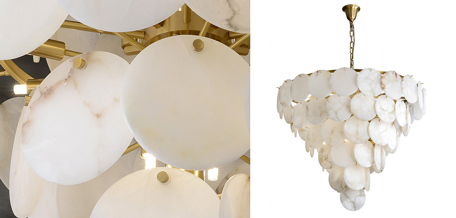 Люстра Letizia Marble Tiered Chandelier Люстра Letizia Marble Tiered Chandelier - Loft-Concept в Липецке