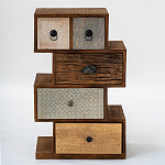 Тумба необычной формы с выдвижными ящиками Shift варинант исполнения - 2 | Loft Concept в Липецке