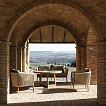 Дизайнерский уличный диван из массива дерева BOBOLI Sofa варинант исполнения - 2 | Loft Concept в Липецке