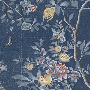 Обои ручная роспись Houghton Dark Blue