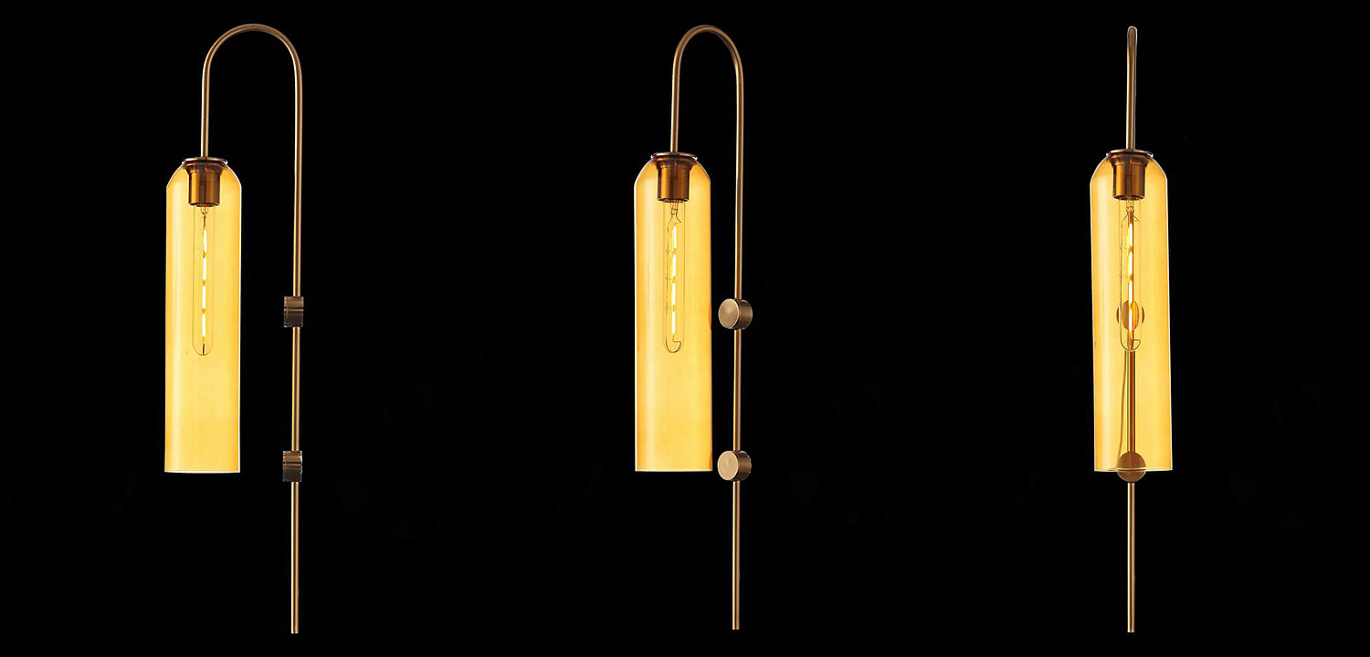 Бра ARTICOLO float Wall Sconce Amber Бра ARTICOLO float Wall Sconce Amber - Loft-Concept в Липецке
