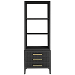 Этажерка Primo с ящиками шпон Черный дуб варинант исполнения - 1 | Loft Concept в Липецке