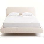 Кровать с обивкой букле Wanda Boucle Bed варинант исполнения - 2 | Loft Concept в Липецке